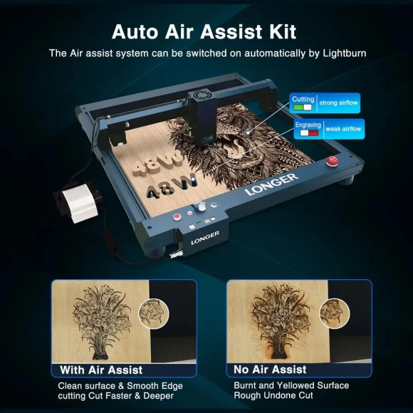 Laser Engraver/Cutter — Laser Engraver, LONGER