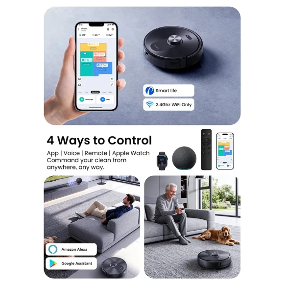 Robot Vacuum and Mop Combo — Robot Vacuum, Proscenic