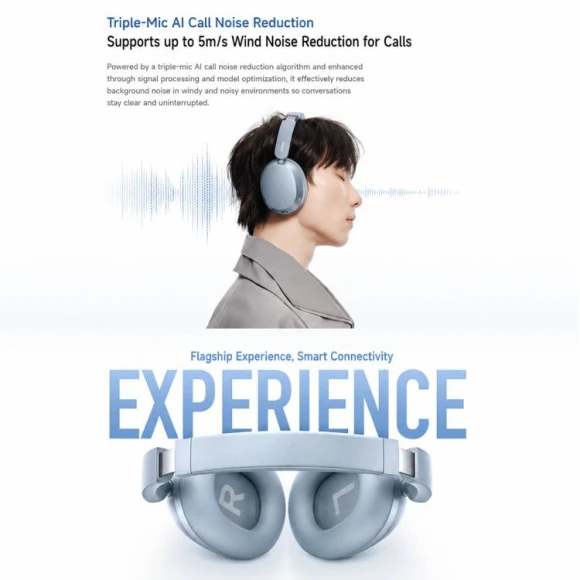 Over-ear wireless Bluetooth headphones — Wireless Earbuds, Xiaomi