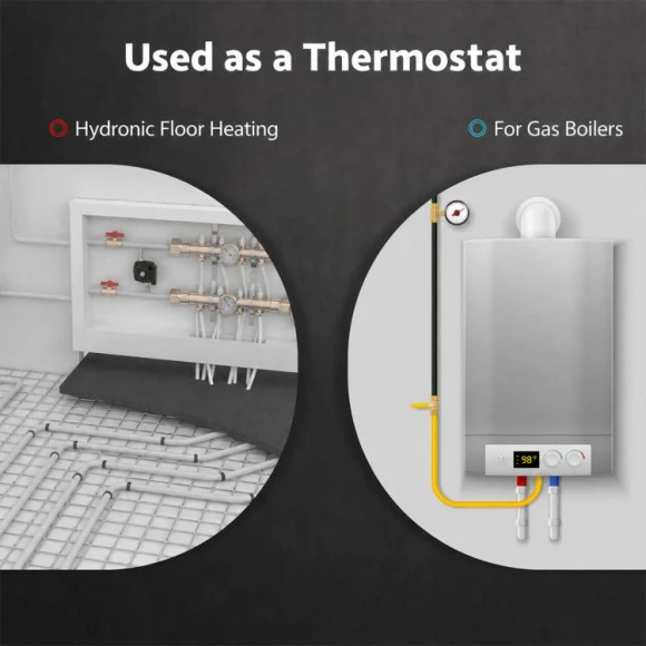 Smart Home Central Control Panel with Thermostat Function — Smart Home Hub