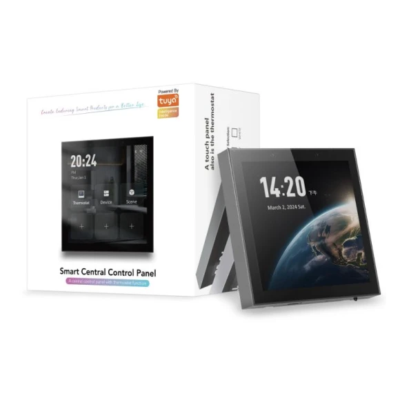 Smart Home Central Control Panel with Thermostat Function — Smart Home Hub