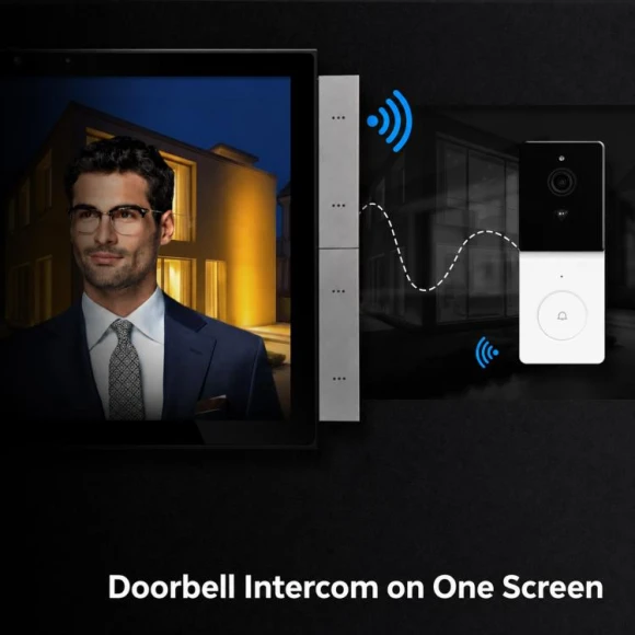 Smart home control panel, EU Edition, Grey — Smart Home Hub