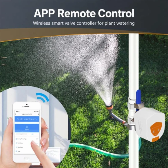 Smart Water and Gas Valve Controller — Water Shut Off Valve, MOES