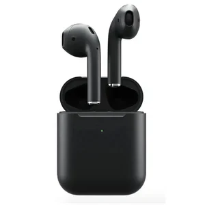 Bluetooth wireless headphones, Black, Second Generation — Wireless Earbuds