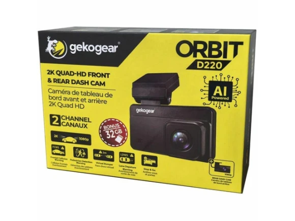 Front-and-rear dash cam — Dash Cam, GekoGear