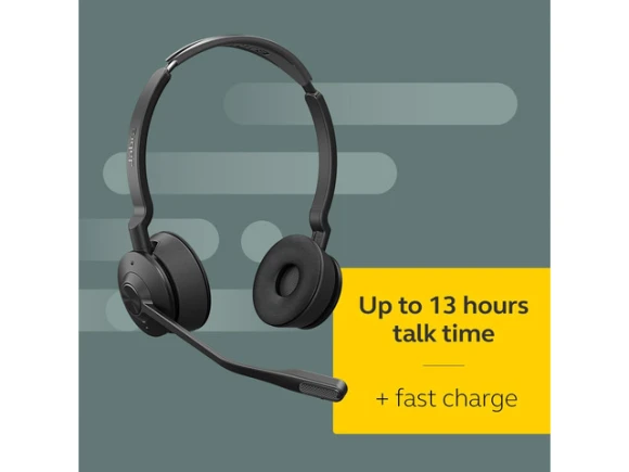 Engage 75 SE Stereo Black Wireless Headset — Wireless Earbuds, Jabra