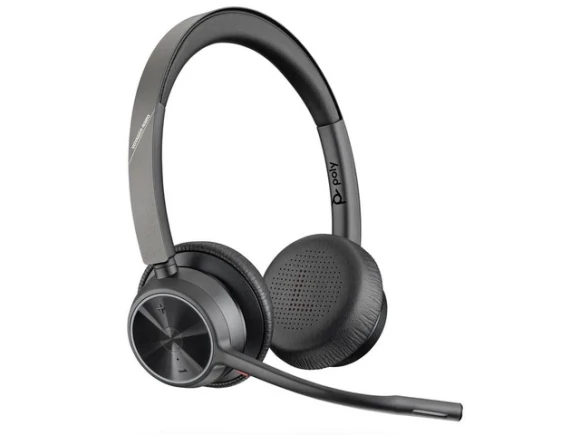 Stereo Office Headset — Wireless Earbuds, Poly