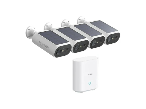 Outdoor Wi-Fi Night-Vision Camera Kit — Security Camera, AOSU