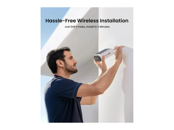 Outdoor Wi-Fi Night-Vision Camera Kit — Security Camera, AOSU