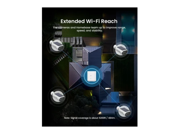 Outdoor Wi-Fi Night-Vision Camera Kit — Security Camera, AOSU