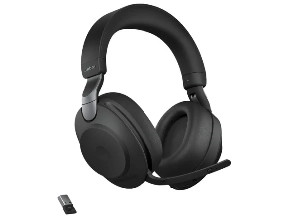 Wireless Headphones, Black, with Link380a — Wireless Earbuds, Jabra