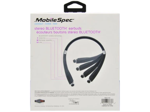 Bluetooth Wireless Headphones — Wireless Earbuds, MobileSpec