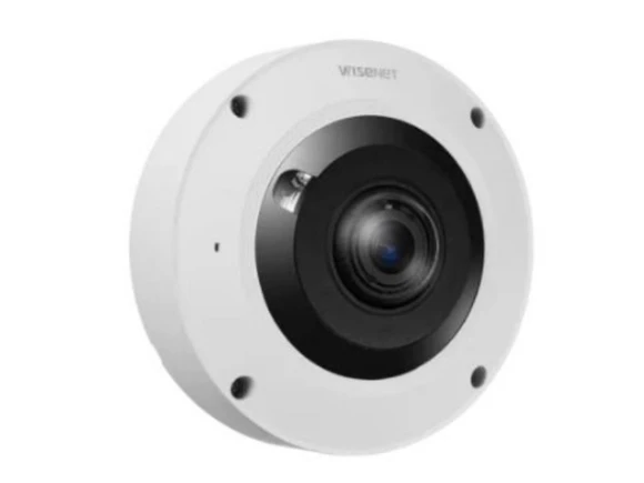 12 MP Outdoor Fisheye Dome Network Camera — Security Camera, Hanwha Techwin