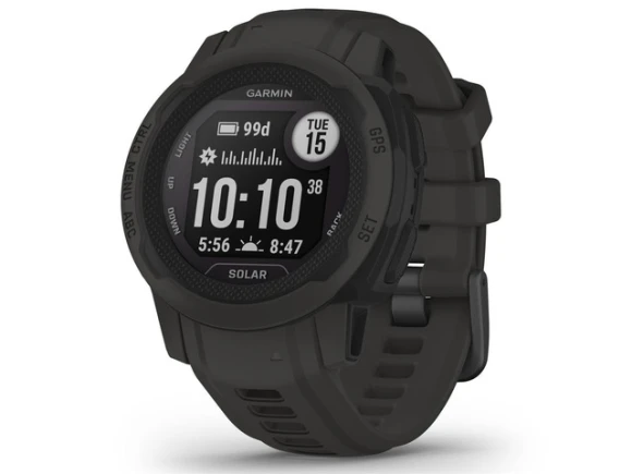 Instinct 2S Solar Graphite GPS Smartwatch — Smart Watch, Garmin