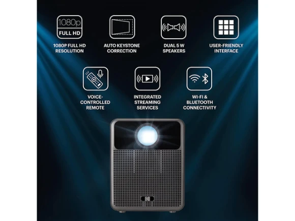 FLIK HD10 Smart Projector — Smart Projector, KODAK
