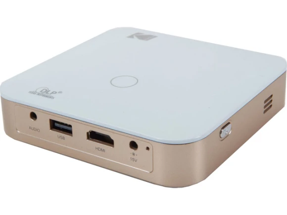 Portable Pico Projector, White — Smart Projector, KODAK