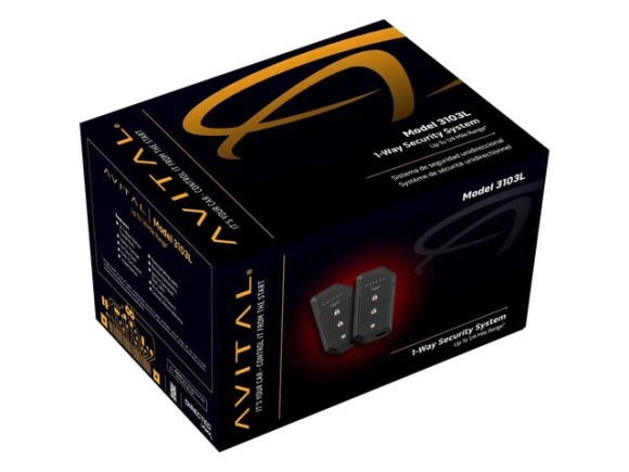3103L Vehicle Security System — Security Monitoring, Avital