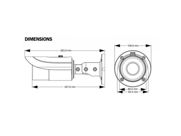 Bullet IR Network IP Camera — Security Camera, Eyemax