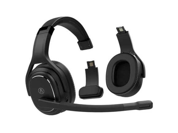 2-in-1 Wireless Headset with Noise Cancellation — Wireless Earbuds, Rand McNally