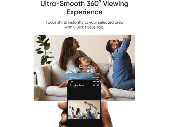4K UHD Indoor Security Camera, White — Security Camera, eufy