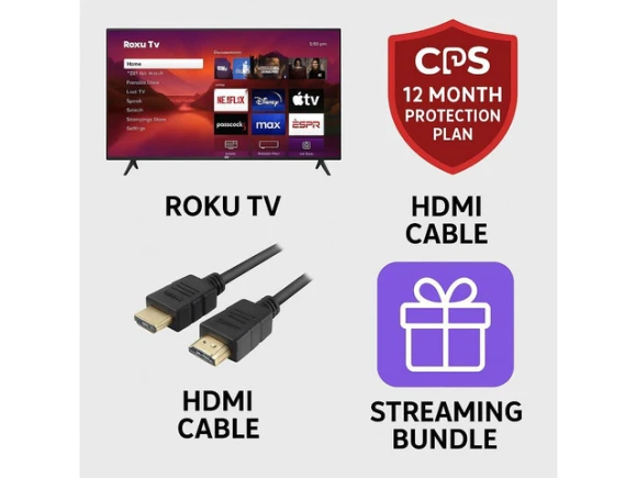55-inch Smart TV — Smart TV, Roku