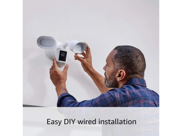 Floodlight Cam Wired Pro Surveillance Camera — Security Camera, Ring