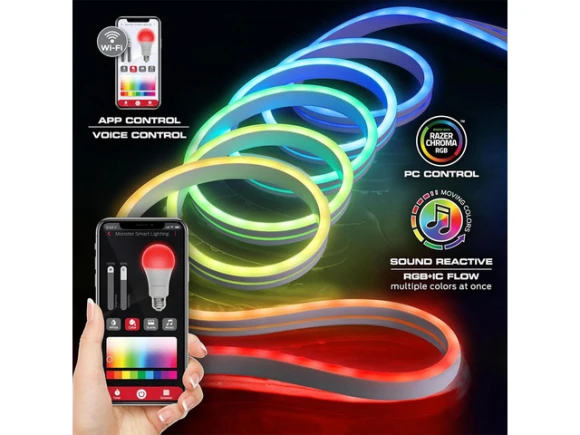 Outdoor LED Smart Light Strip — LED Strip Lights, MONSTER