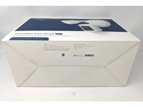 White Floodlight Camera, Wired Pro — Security Camera, Ring
