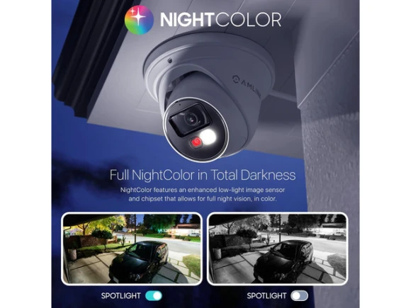 4K/8MP IP PoE Surveillance Camera — Security Camera, AMLINK