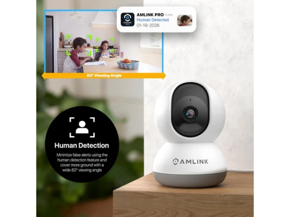 4MP Indoor WiFi IP Camera — Security Camera, AMLINK