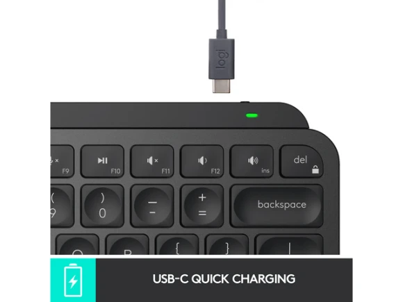 Compact Wireless Illuminated Keyboard — Bluetooth Keyboard, Logitech
