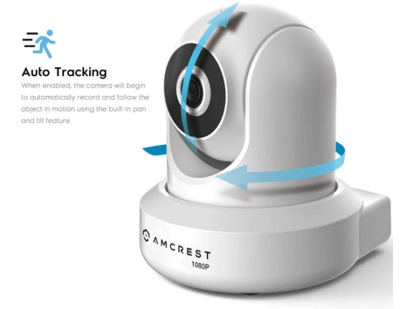 Indoor WiFi Pan/Tilt Security Camera, 2-Pack — Security Camera, Amcrest