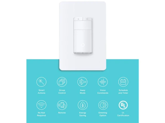 Motion Sensor Dimmer Light Switch — Smart Switch, TP-Link