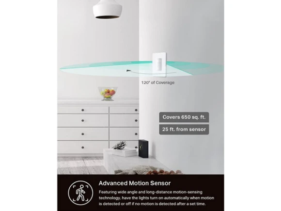 Motion Sensor Dimmer Light Switch — Smart Switch, TP-Link