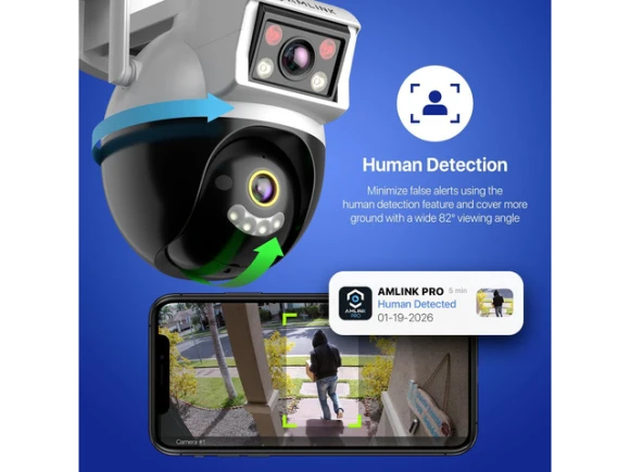 Outdoor WiFi Camera — Security Camera, AMLINK
