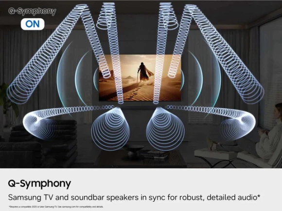 Q-Series Soundbar and Subwoofer System — Sound Bar, Samsung