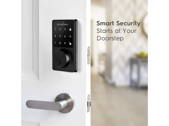 Smart Lock with Digital Keypad and Single-Cylinder Deadbolt — Smart Lock, Amcrest