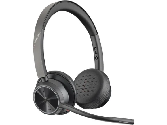Voyager 4300 UC 4320-M Headset — Wireless Earbuds, Poly