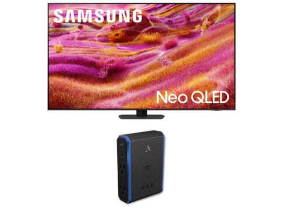 75-inch Neo QLED TV with power accessory — Smart TV, Samsung