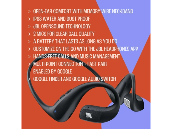 Open-Ear Sport Headphones — Wireless Earbuds, JBL