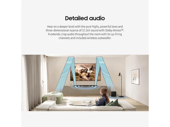 65-inch TV and soundbar bundle — Smart TV, Samsung