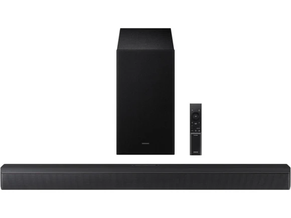 75-inch Neo QLED TV bundle with soundbar and subwoofer — Smart TV, Samsung
