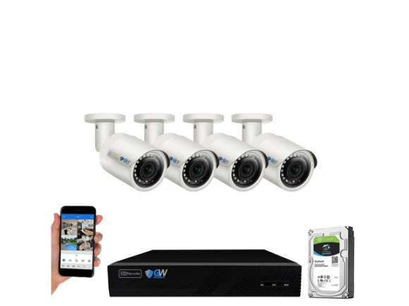 8-Channel NVR Kit with 4 HD 1920P Cameras and 1TB HDD — Security Camera, GW Security Inc.