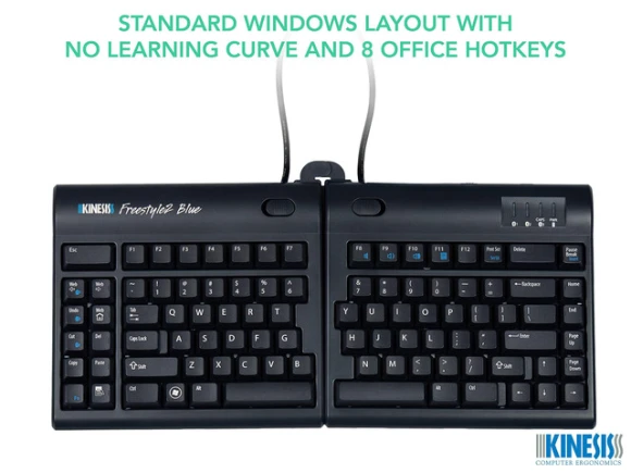 Ergonomic Bluetooth Wireless Keyboard — Bluetooth Keyboard, Kinesis