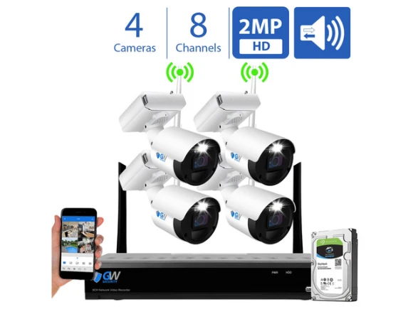 Wireless Home Security Camera System — Security Camera, GW Security Inc.