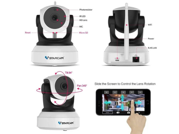 1080P HD PTZ IP Camera — Security Camera, Vstarcam