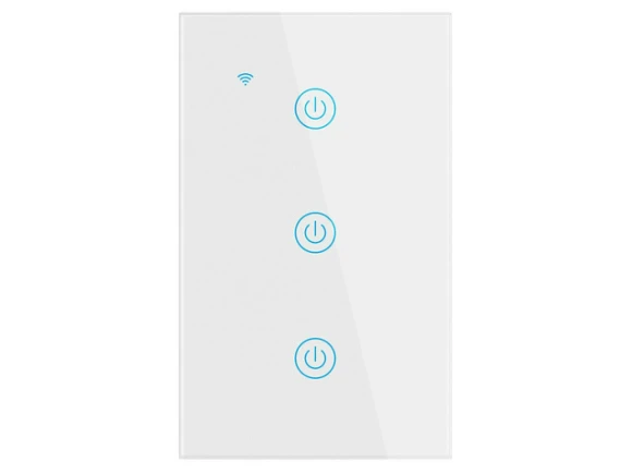 3-Gang WiFi Smart Wall Light Switch — Smart Switch, SANOXY