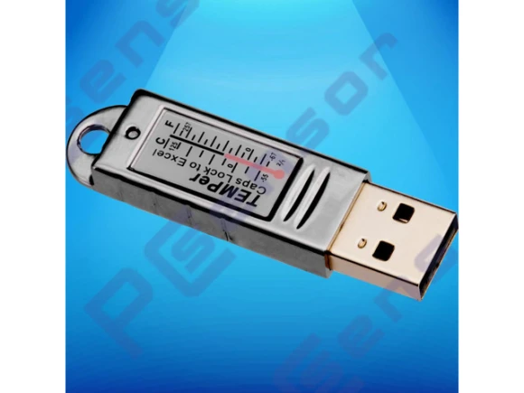 Grey USB Thermometer — Temperature & Humidity Sensor, TeKit