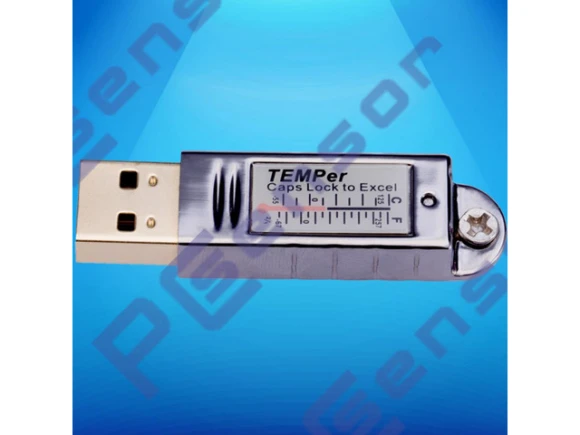 Grey USB Thermometer — Temperature & Humidity Sensor, TeKit