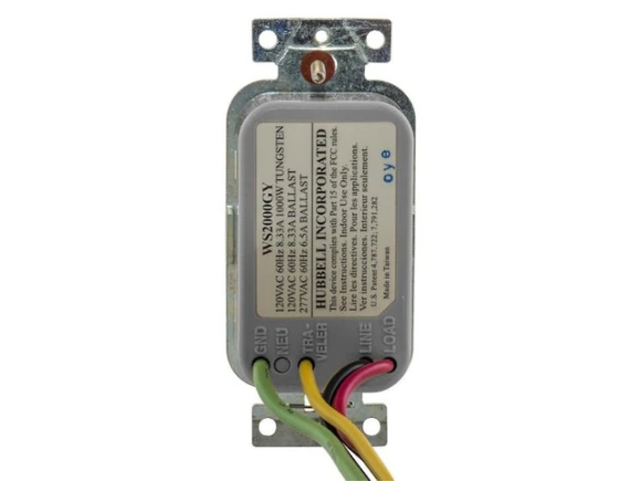 PIR Occupancy/Vacancy Sensor Wall Switch — Smart Switch, Hubbell